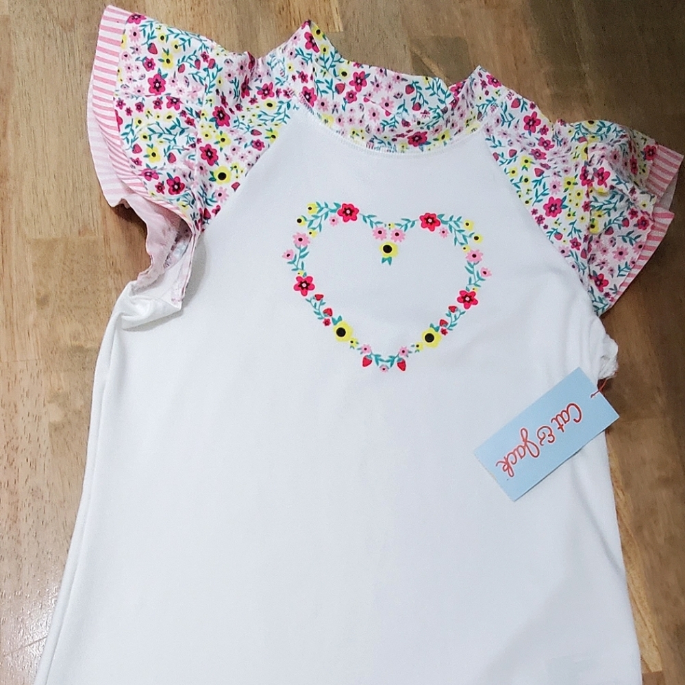 Floral swim suit shirt 💕